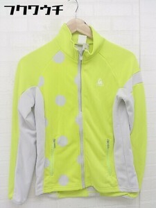 ◇ le coq sportif ルコックスポルティフ ジップアップ ジャケット サイズM グリーン系 グレー レディース