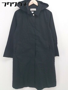 ■ chocol raffine robe ショコラフィネローブ フード ジャケット サイズF ブラック レディース