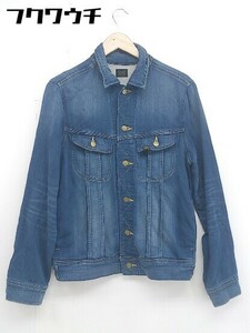 ◇ Lee League League Denim Jacket G Jean Size M Blue Ladies