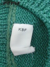 ◇ KBF ケービーエフ URBAN RESEARCH ラメ 長袖 ニット セーター サイズONE グリーン系 レディース_画像4