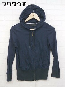 * UNTITLED Untitled thin Zip up Parker size 2 navy lady's 