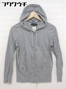 * UNTITLED Untitled thin Zip up Parker size 2 gray lady's 