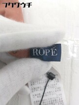 ◇ ◎ ●未使用● ROPE' ロペ タグ付き 切替 ボリュームスリーブ 五分袖 カットソー サイズ M ブラウン系 レディース_画像4