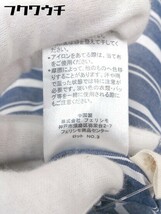 ◇ Live in comfort リブインコンフォート ストライプ 半袖 ロング ワンピース サイズM ネイビー系 レディース_画像7