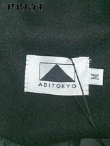 ■ ●新品● ◎ ABITOKYO アビトーキョー タグ付 長袖 コート サイズM ブラック レディース_画像4