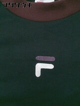 ◇ FILA フィラ ロゴ　刺繍　ウエストリボン 長袖 トレーナー サイズF ブラック　 レディース_画像6
