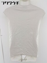 ◇ UNITED ARROWS ユナイテッドアローズ Vネック 無地 フレンチスリーブ Tシャツ カットソー ベージュ レディース_画像3