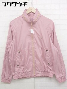 ◇ ASUKA CRUISE ワンポイントロゴ 長袖 ブルゾン ジャケット サイズM ピンク レディース
