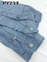 ◇ Spick & Span スピック＆スパン リネン混 長袖 シャツ ブラウス ブルー レディース_画像4