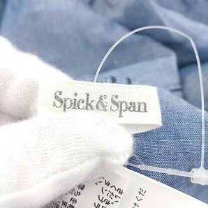 ◇ Spick & Span スピック＆スパン リネン混 長袖 シャツ ブラウス ブルー レディースの画像5