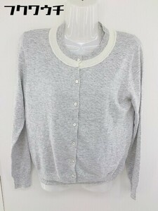 * MICHEL KLEIN Michel Klein knitted cardigan ensemble size 38 gray lady's 