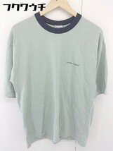 ◇ BEAUTY & YOUTH UNITED ARROWS 半袖 Tシャツ カットソー サイズM 38-40 グリーン ネイビー系 レディース_画像2