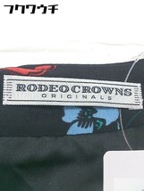 ◇ RODEO CROWNS ロデオクラウンズ 総柄 長袖 ミニ チュニック ワンピース サイズM ブラック系 レディース_画像4