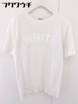 ◇ Champion チャンピオン プリント 半袖 Tシャツ カットソー サイズ S ホワイト レディース_画像1