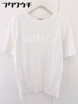 ◇ Champion チャンピオン プリント 半袖 Tシャツ カットソー サイズ S ホワイト レディース_画像2