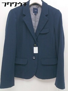 * GAP Gap 2B длинный рукав tailored jacket размер 0 темно-синий женский 