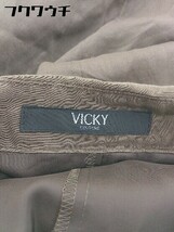 ◇ ◎ VICKY ビッキー 半袖 膝丈 シャツ ワンピース サイズ 1 カーキ レディース_画像4