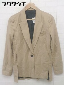 * MURUAm Roo a1B long sleeve tailored jacket size 2(M) beige lady's 