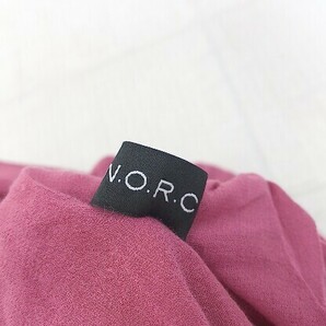 ◇ ◎ N.O.R.C. ノーク Vネック バックジップ ノースリーブ ロング ワンピース サイズ1 ピンク レディースの画像7