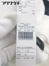 ◇　◎ MURUA ムルーア タグ付き　切り替え ノースリーブ 膝丈 ワンピース サイズ1(S) ホワイト　ネイビー レディース_画像5