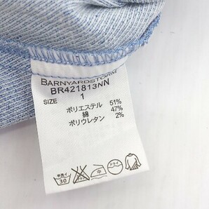 ◇ BARNYARDSTORM バンヤードストーム 半袖 ミニ ワンピース サイズ1 ブルー レディースの画像6