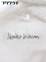 ◇ l'atelier du savon アトリエ ドゥ サボン 長袖 シャツ サイズF ホワイト レディース_画像4