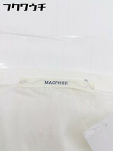 ◇ MACPHEE TOMORROWLAND トゥモローランド 半袖 Tシャツ カットソー サイズ1 オフホワイト レディース_画像4