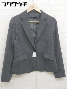 ◇ green label relaxing UNITED ARROWS 1B 長袖 テーラードジャケット サイズ40 ダークグレー レディース