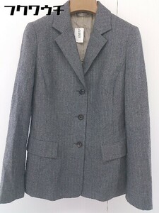 * KEITA MARUYAMA Keita Maruyama полоса шерсть tailored jacket размер 1 серый женский 