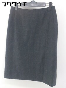 * UNTITLED Untitled knees height trapezoid skirt size 9 black lady's 