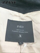 ◇ INED イネド 長袖 ジャケット サイズ7 ブラック レディース_画像4