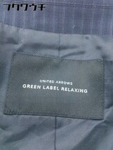 ◇ green label relaxing UNITED ARROWS ストライプ1B 長袖 ジャケット ブレザー サイズ 40 ネイビー レディース_画像4