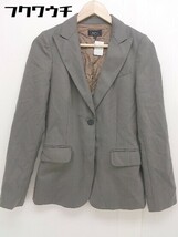 ◇ A.P.C. アーペーセー 長袖 テーラード ジャケット サイズ36 グレー レディース_画像1