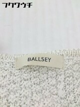 ◇ BALLSEY ボールジィ ラメ 長袖 ニット セーター サイズ 38 ホワイト レディース_画像4