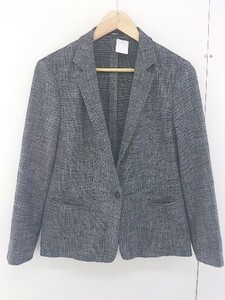 * COMME CA Comme Ca 1B long sleeve tailored jacket size 9 dark gray lady's 