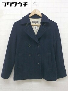 ◇ Pink Label BASIC UNITED ARROWS 長袖 ピーコート サイズM ネイビー レディース