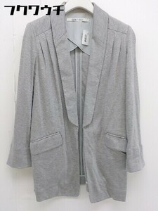 * BLACK BY MOUSSY black bai Moussy long sleeve jacket size 1 gray series lady's 