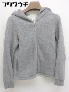 * KUMIKYOKU Kumikyoku reverse side nappy Zip up Parker size 1 gray lady's 