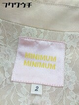 ◇ ◎ MINIMUM MINIMUM ミニマムミニマム 長袖 トレンチコート サイズ2 ベージュ レディース_画像4