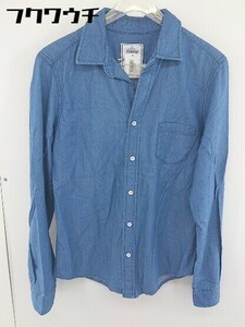 * B:MING LIFE STORE by BEAMS Be ming life store bai Beams long sleeve Denim shirt size M indigo lady's 