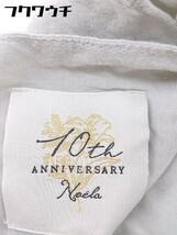 ◇ Noela ノエラ 10th Anniversary Dress 半袖 膝丈 ワンピース グレー レディース_画像4