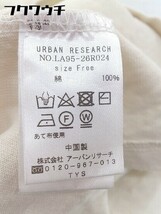 ◇ Sonny Label URBAN RESEARCH ノースリーブ 膝下丈 チュニック ワンピース サイズF ベージュ系 レディース_画像5