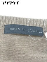 ◇ URBAN RESEARCH アーバンリサーチ 長袖 ロング ニット ワンピース サイズF ベージュ レディース_画像4