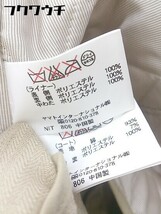 ■ ◎ CROCODILE クロコダイル ライナー付 長袖 コート サイズLL ベージュ レディース_画像5