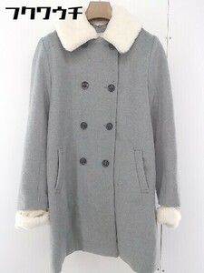 # * AS KNOW ASaznouaz long sleeve coat size lady's gray lady's 