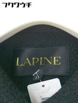 ◇ LAPINE ラピーヌ ウール混 長袖 ジャケット サイズ11 ブラック レディース_画像4