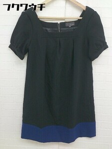 * * * unused * SmackyGlam tag attaching regular price 1 ten thousand jpy short sleeves Mini One-piece size 4 black blue group lady's 