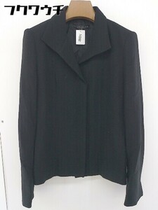 ◇ MICHEL KLEIN ミッシェルクラン ウール 長袖 ジャケット サイズ 40 ブラック レディース