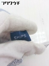 ◇ SHIPS シップス ストライプ フレンチスリーブ サイズ ブルー系 レディース_画像4