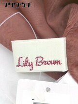 ◇ Lily Brown リリーブラウン ノースリーブ ロング ワンピース サイズONE ブラウン テラコッタ系 レディース_画像4